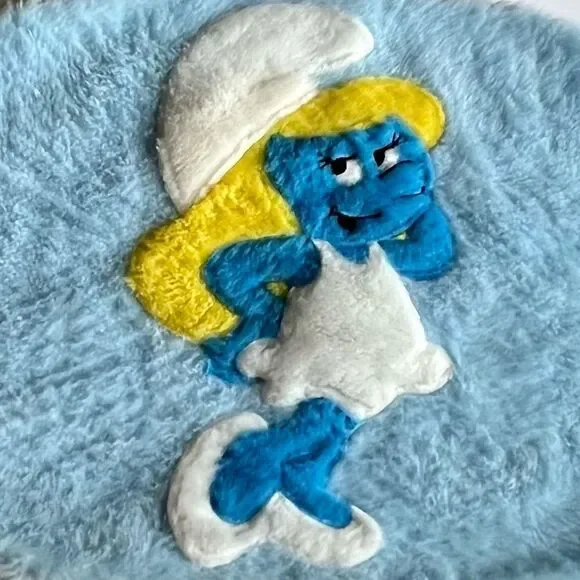 Vintage smurfette plush pillow cover sham - Picture 2 of 11